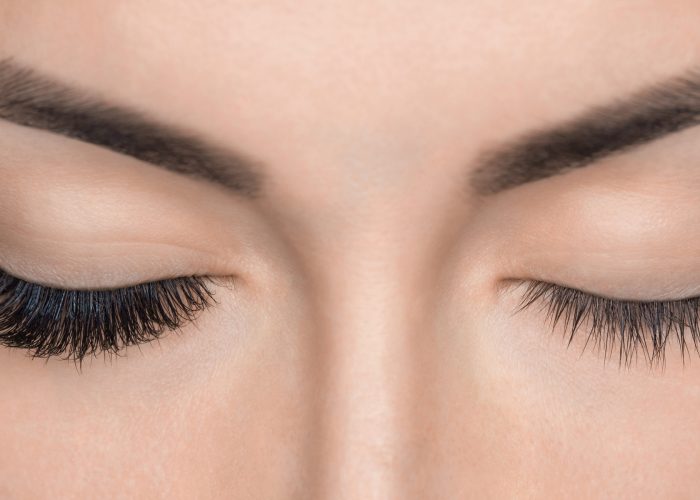 Close-up of the eyelash of a female | Eyelash Extensions in New York, NY | HitSpa
